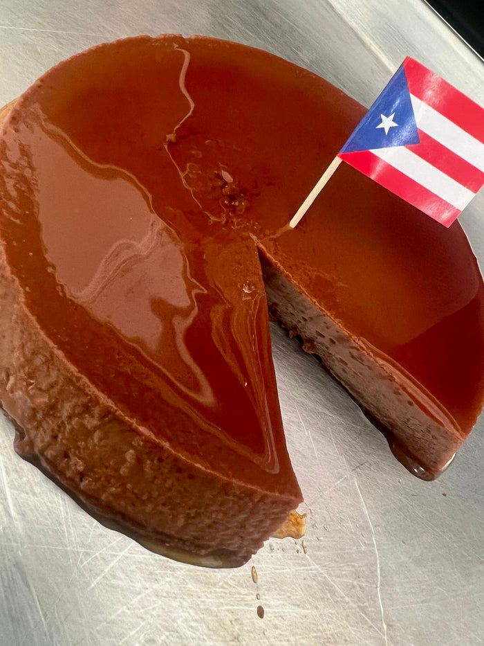 Nutella flan